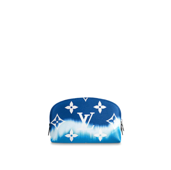 LV Escale Pochette Cosmetique Bleu - Image 4