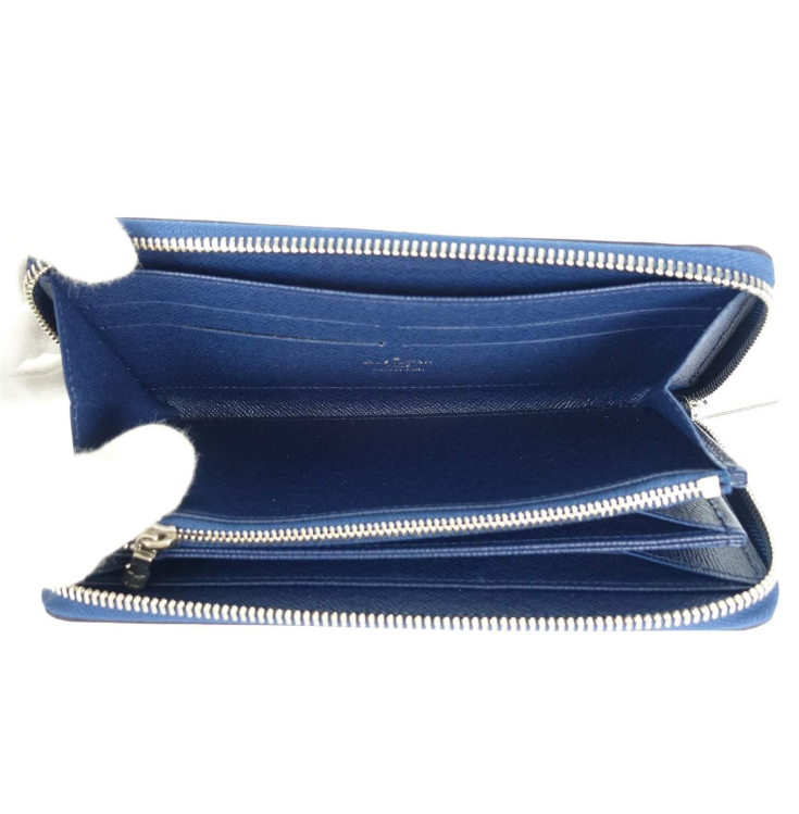 LV Zippy Organizer Epi Leather Navy - Image 7