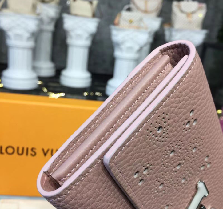 LV Compact Wallet Taurillion Leather Magnolia - Image 7