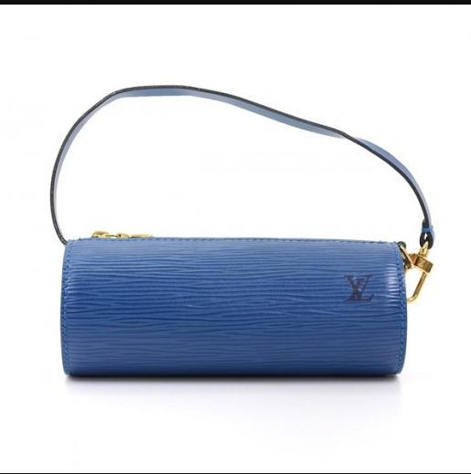 LV Soufflot Bag Black Epi Leather Blue - Image 9