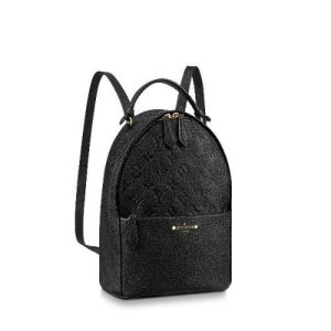 LV Sorbonne Backpack Monogram Empreinte Leather Noir