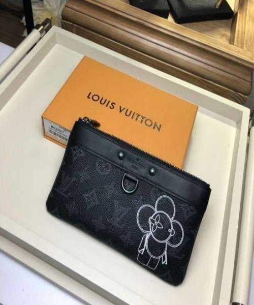 LV Keepall Bandouliere 45 Monogram Eclipse Canvas - Image 3