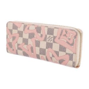 LV Clemence Wallet Damier Azur Canvas