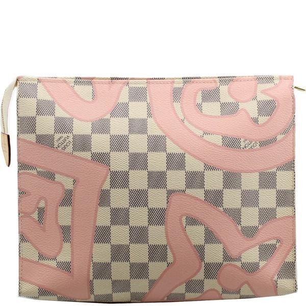 LV Toiletry Pouch 26 Damier Azur Canvas - Image 2