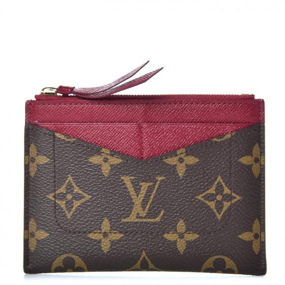 LV Zipped Card Holder Monogram Fuchsia Pink - Image 2