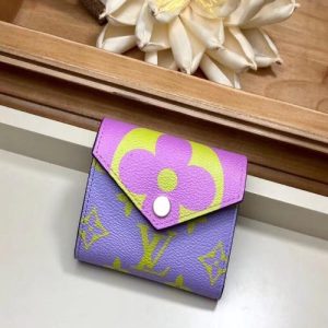 LV Summer 2019 Zoé Wallet Monogram Canvas Pink / Lila