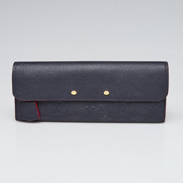 LV Pont-Neuf Wallet Monogram Empreinte leather Marine Rouge - Image 2