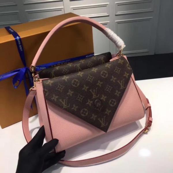 LV Double V Handbag Rose Poudre - Image 3