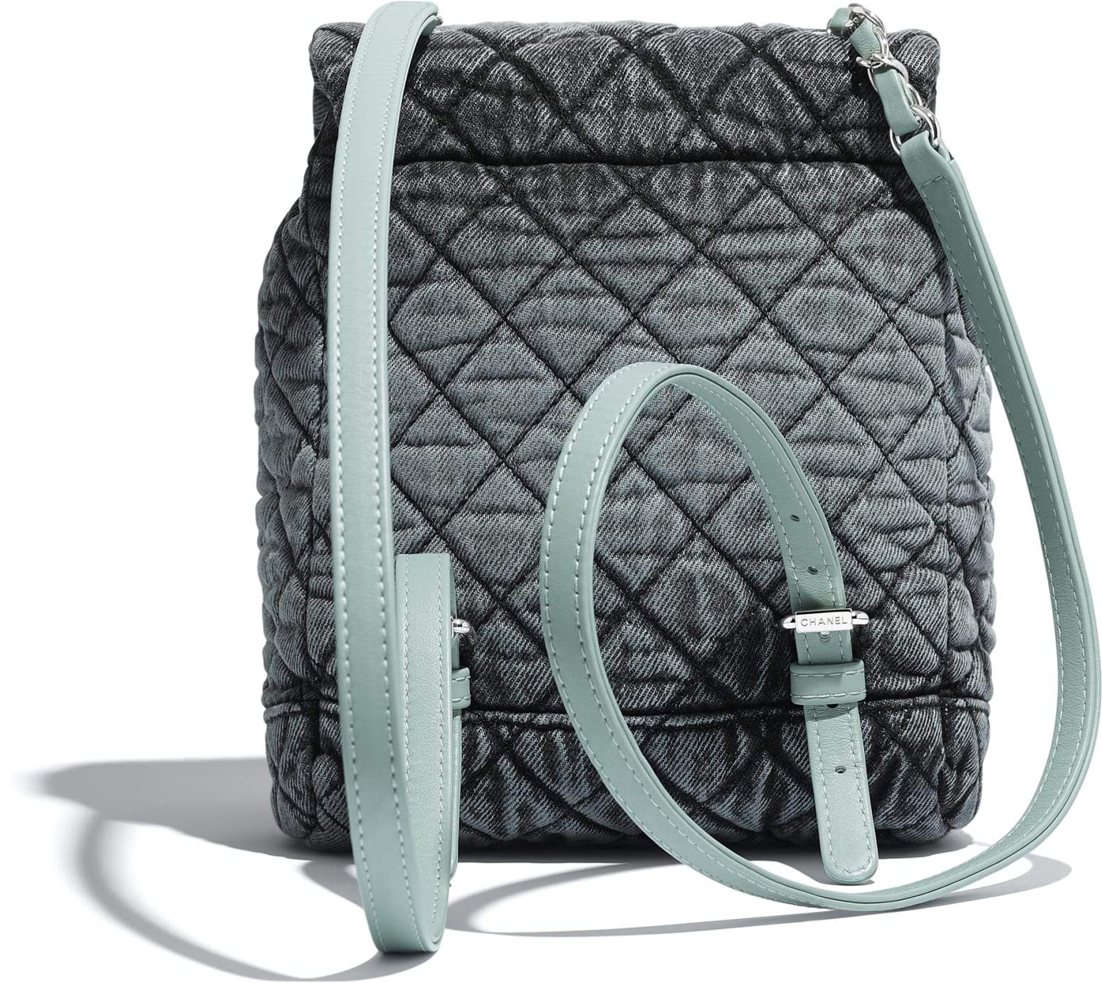 Chanel Backpack Black & Gray - Image 2