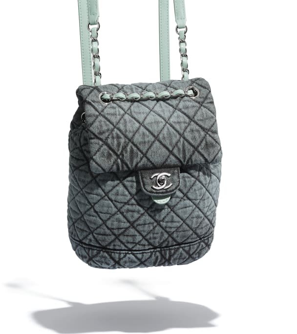 Chanel Backpack Black & Gray - Image 3