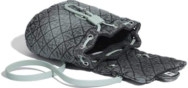 Chanel Backpack Black & Gray - Image 4