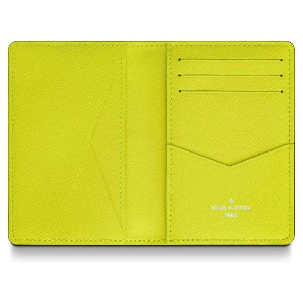 LV Pocket Organiser Taiga Monogram Jaune - Image 3