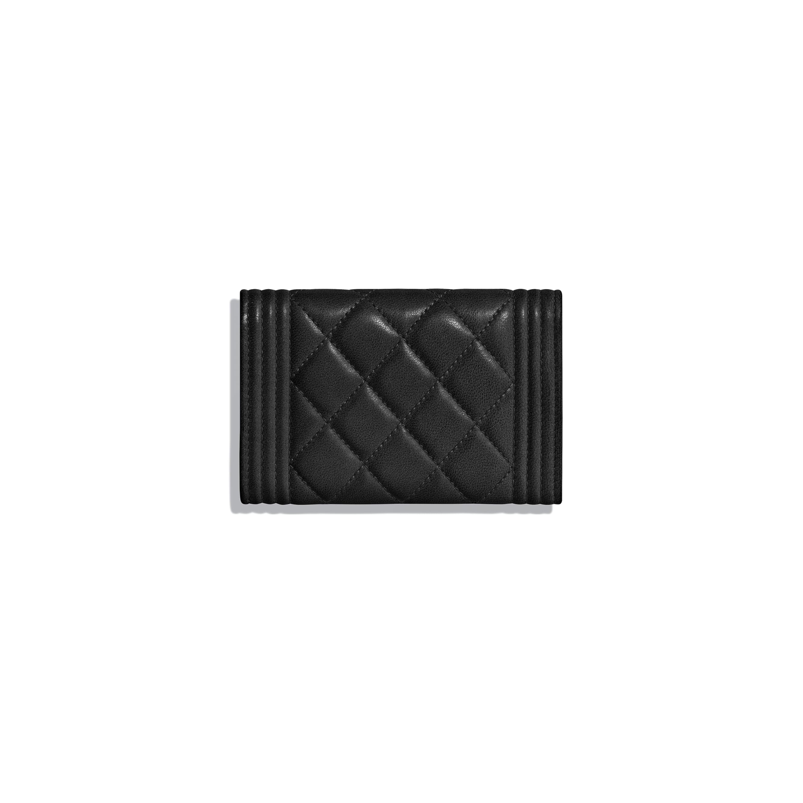 Chanel Boy Chanel Flap Card Holder Black - Image 2