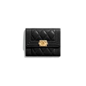 Chanel Boy Card Holder Black