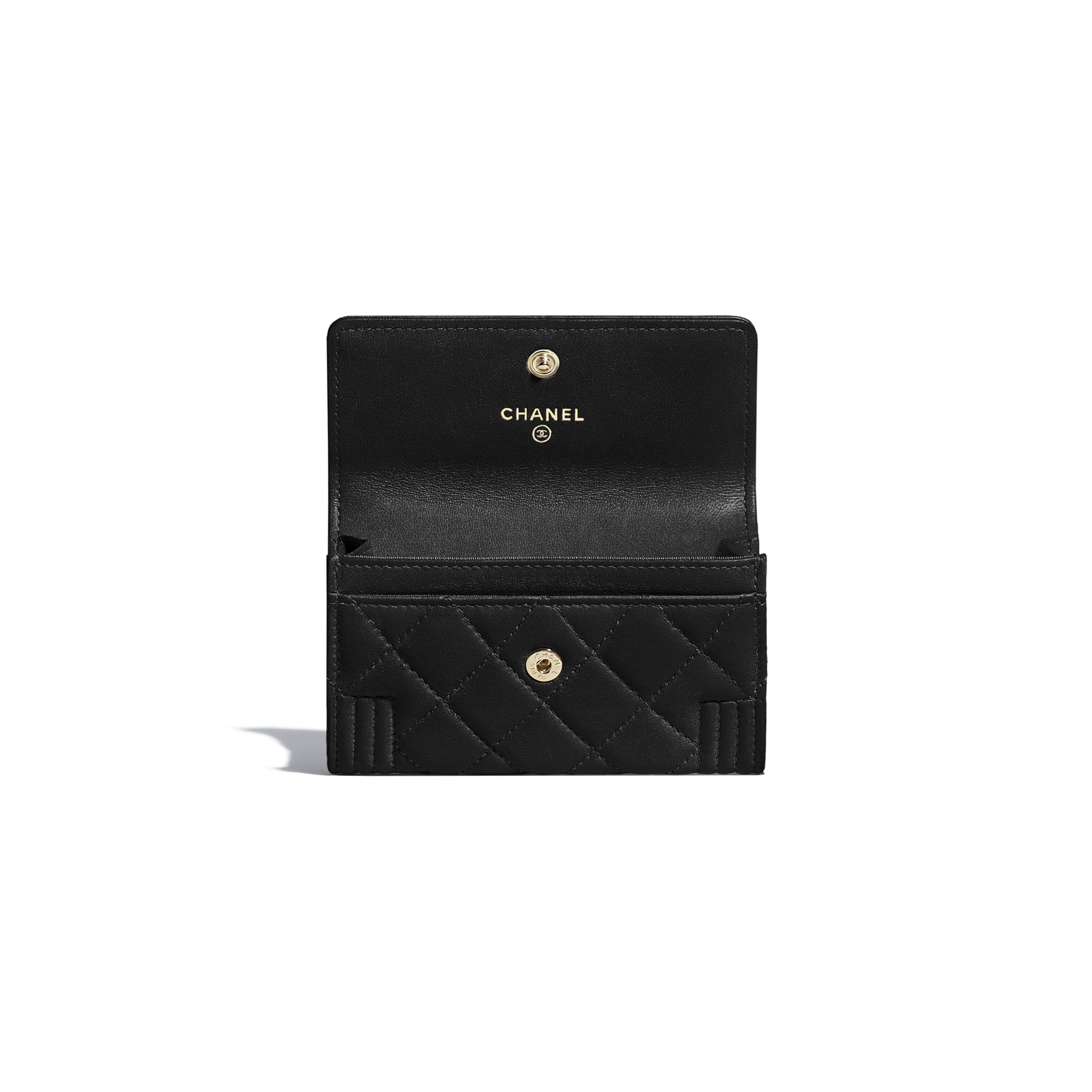 Chanel Boy Card Holder Black - Image 2
