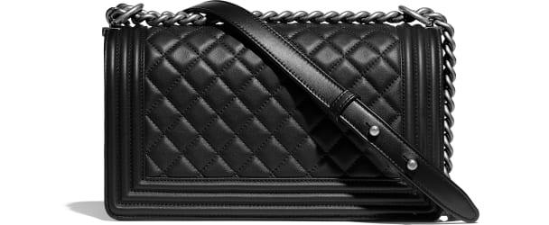 Chanel Boy Handbag Black - Image 3