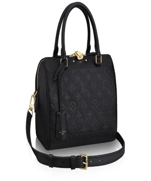 LV Speedy Bandouliere 30 Monogram Empreinte Leather Noir - Image 5