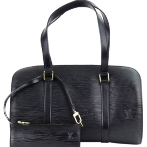 LV Soufflot Bag Black Epi Leather Noir