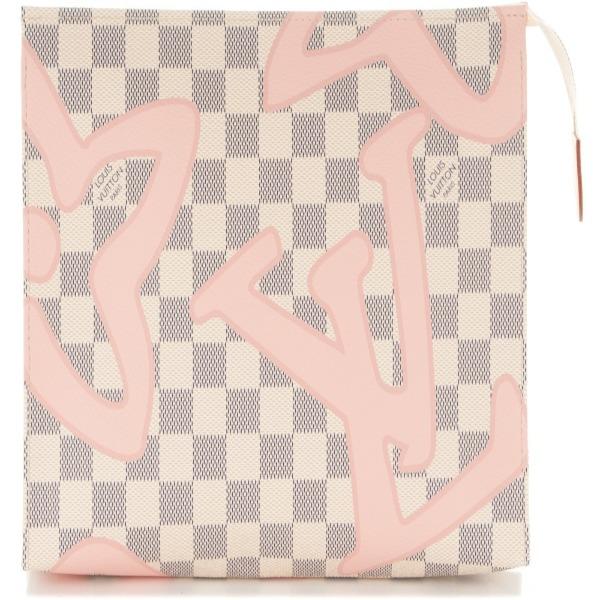 LV Toiletry Pouch 26 Damier Azur Canvas - Image 3