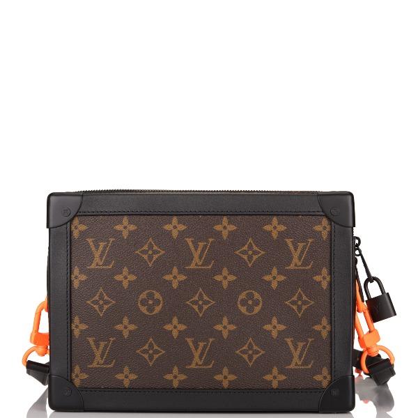 LV Soft Trunk Monogram Coated Canvas Black Trim - Image 3