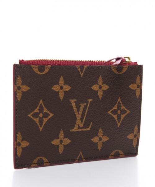 LV Zipped Card Holder Monogram Fuchsia Pink - Image 4