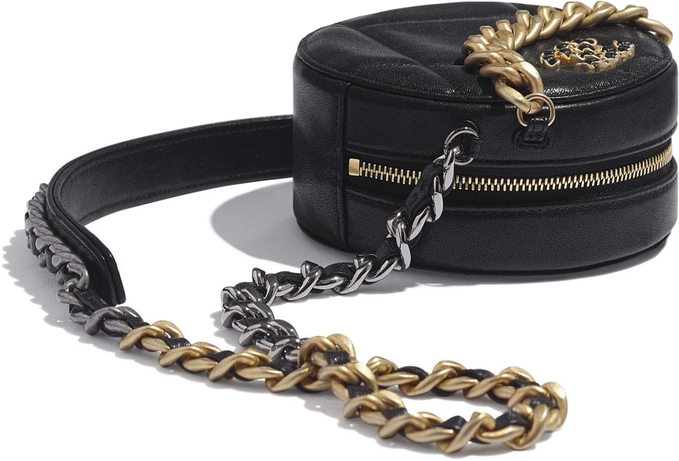 Chanel 19 Clutch With Chain Black - Image 2