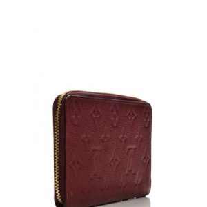 LV Clémence Wallet Monogram Empreinte Leather Raisin