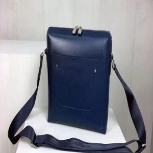 LV Pochette Grigori Cowhide Leather Dark Blue