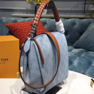 LV Babylone Chain BB Mahina Bleu Horizon Pumpkin
