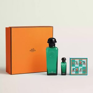Hermès Eau d'orange verte EDC gift box set 100ml+7.5ml+50g