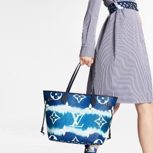 LV Escale Neverfull MM Bleu