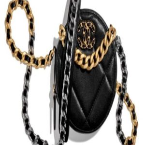Chanel 19 Clutch With Chain Black