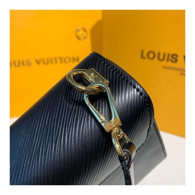 LV Twist MM Epi Leather Black Gold-Colored Lock - Image 3