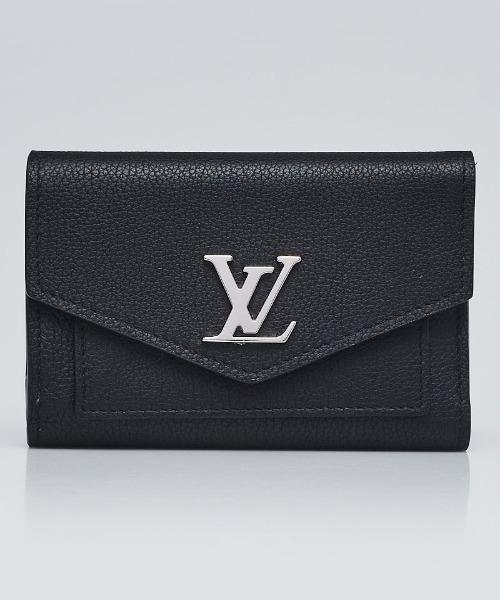 LV MyLockMe Compact Wallet Noir
