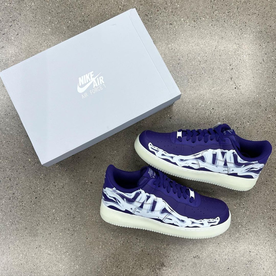 Air Force 1 Low 'Purple Skeleton' - Image 6