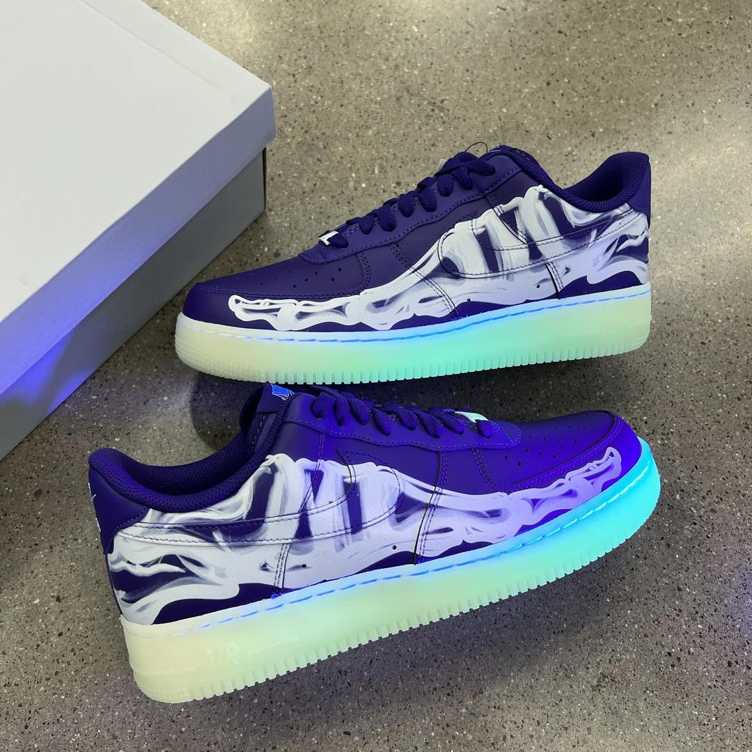 Air Force 1 Low 'Purple Skeleton' - Image 5