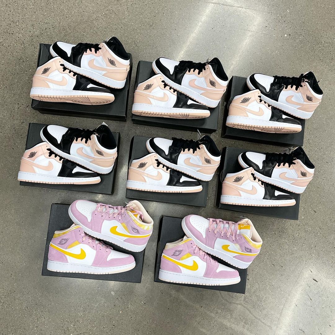 Air Jordan 1 Mid 'Crimson Tint' - Image 5