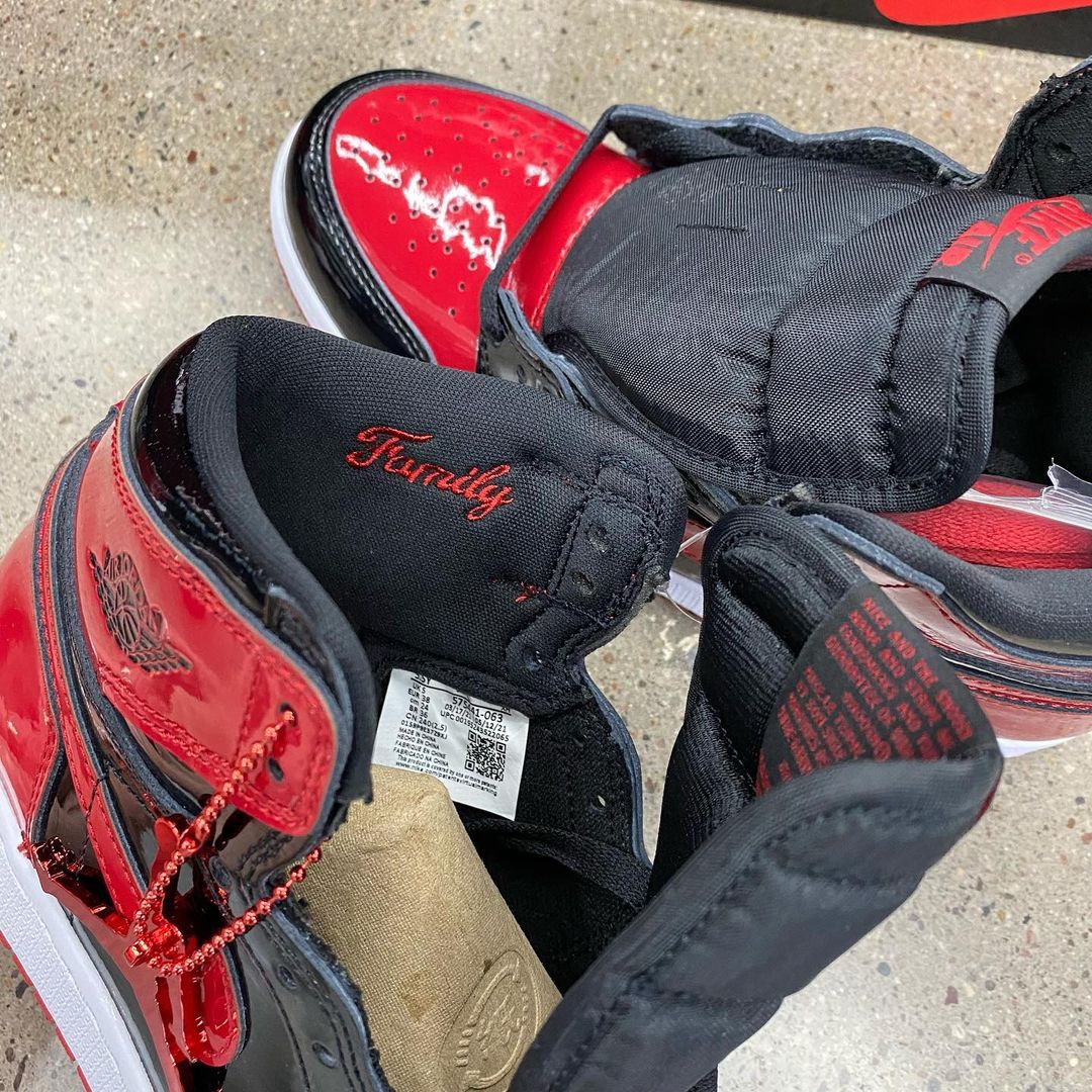Air Jordan 1 Retro High OG 'Patent Bred' - Image 7