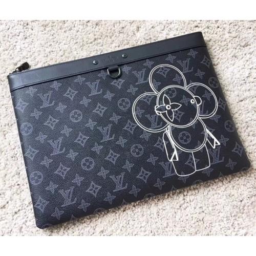LV Pochette Apollo Monogram Eclipse Canvas Vivienne - Image 3