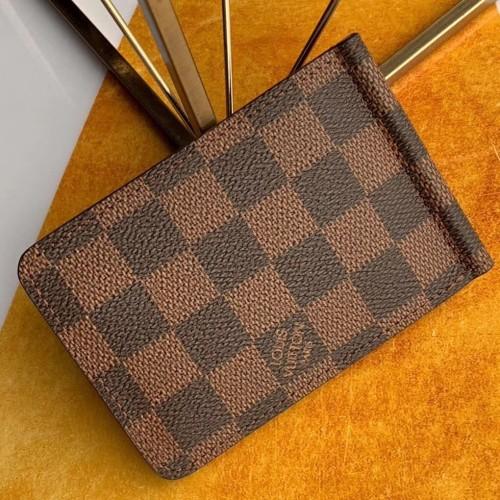 LV Pince Wallet Damier Ebene Brown - Image 4