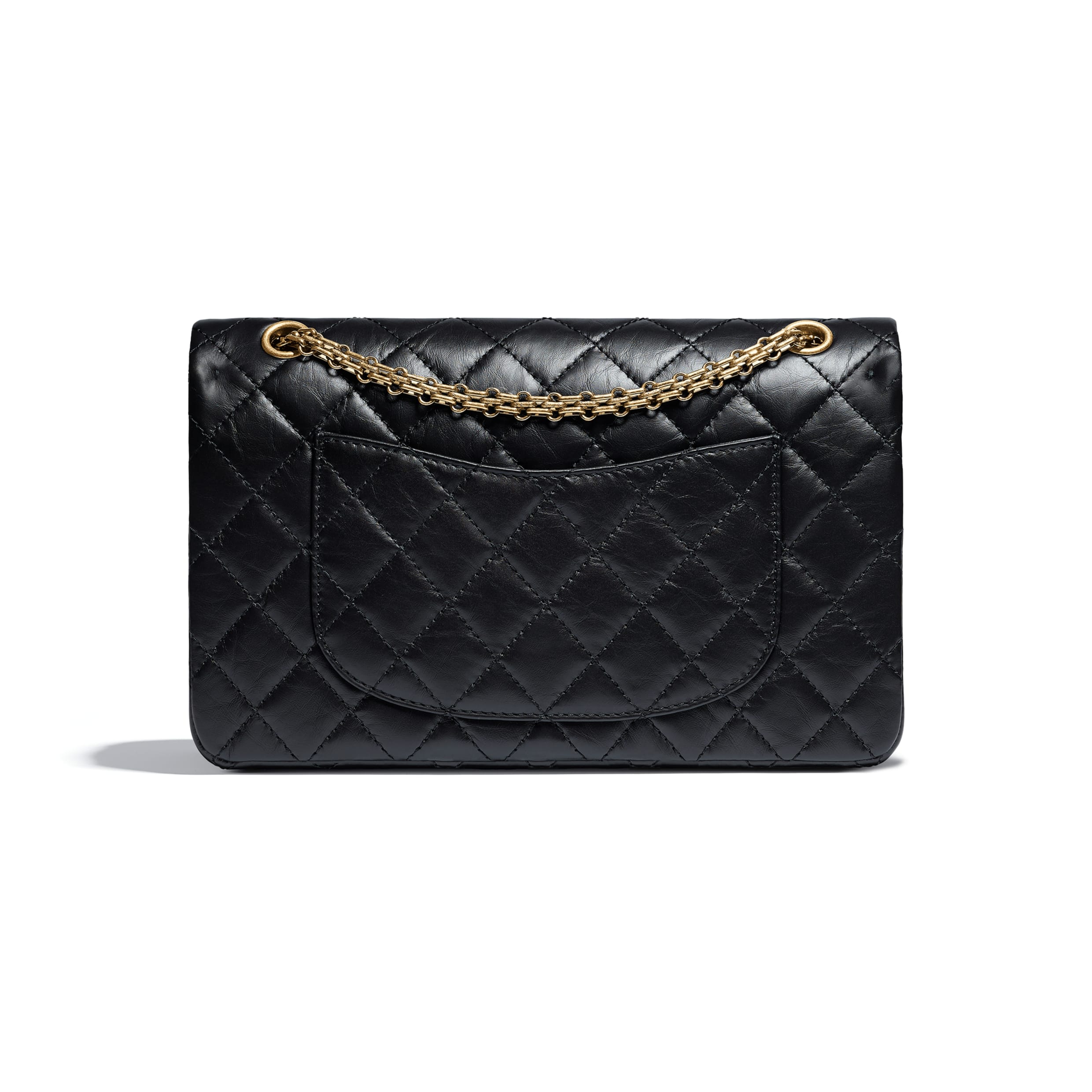 Chanel 2.55 Handbag Aged Calfskin Black - Image 2