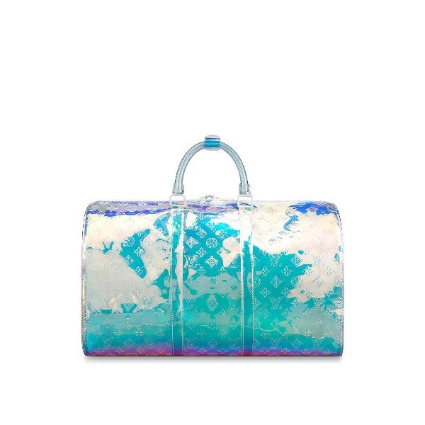 LV Keepall Bandouliere 50 Iridescent Prism - Image 3