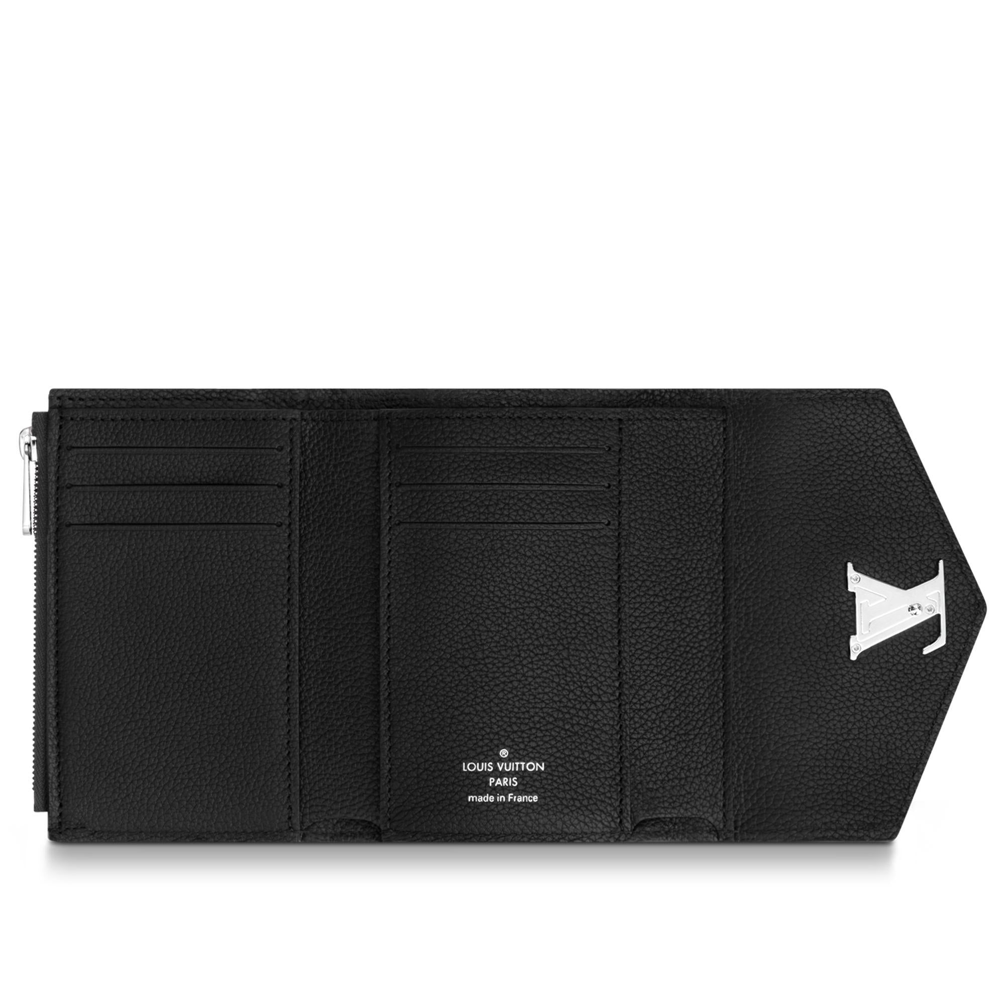 LV MyLockMe Compact Wallet Noir - Image 4