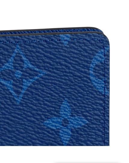LV Pocket Organiser Taiga Monogram Cobalt - Image 5