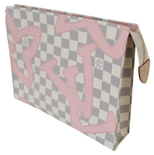 LV Toiletry Pouch 26 Damier Azur Canvas - Image 4