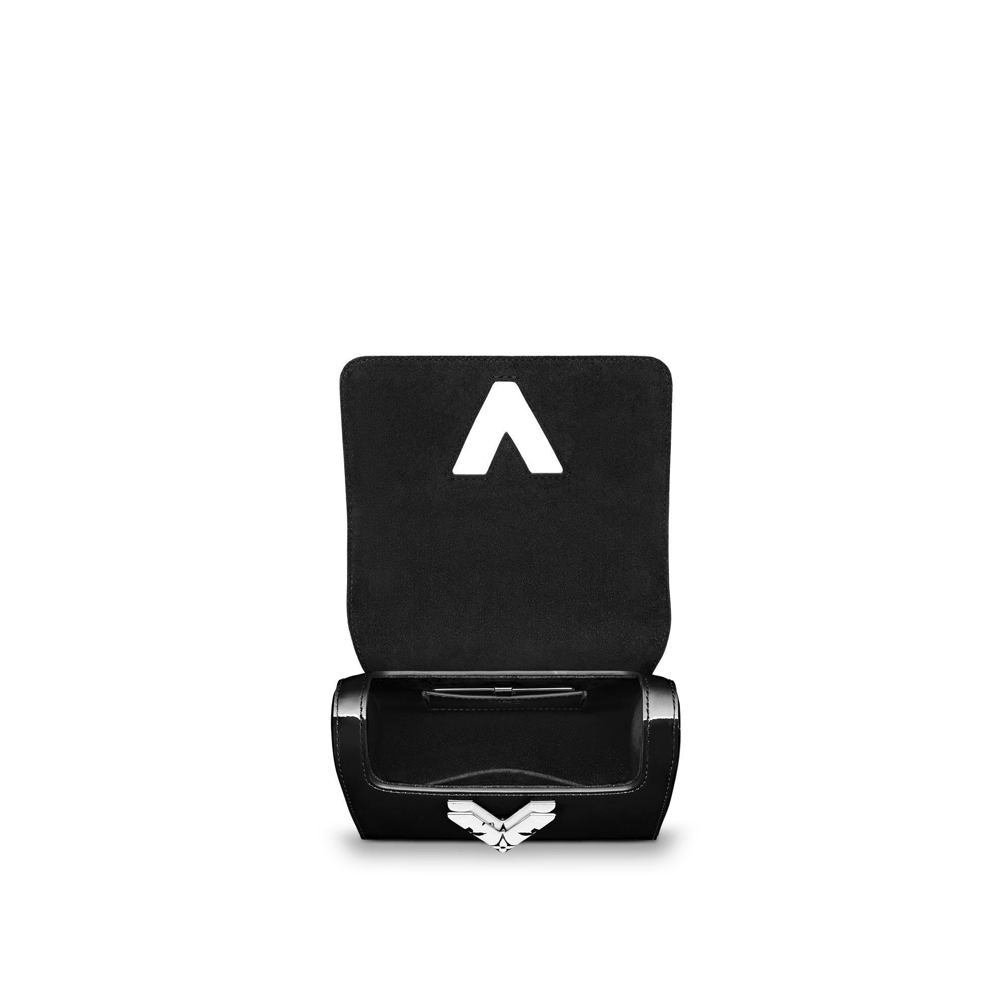 LV Twist PM Monogram Vernis Leather Noir - Image 3