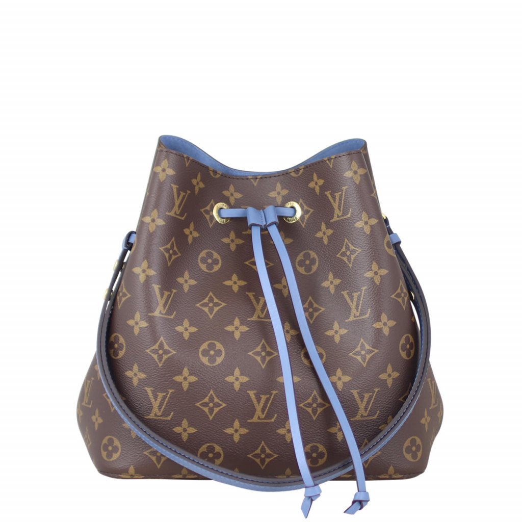 LV NéoNoé Bag Monogram Bleu Jean - Image 4