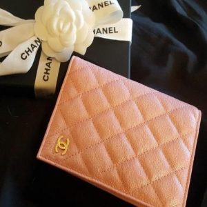 Classic Passport Holder Caviar Leather Pink