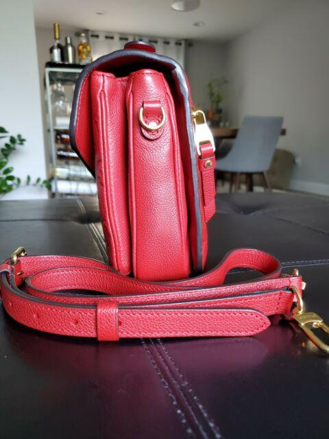 LV Pochette Metis Monogram Empreinte Leather Cerise/Blue - Image 2