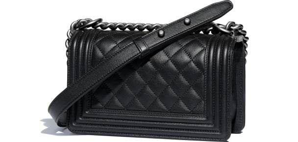 Chanel Boy Medium Handbag Black - Image 2